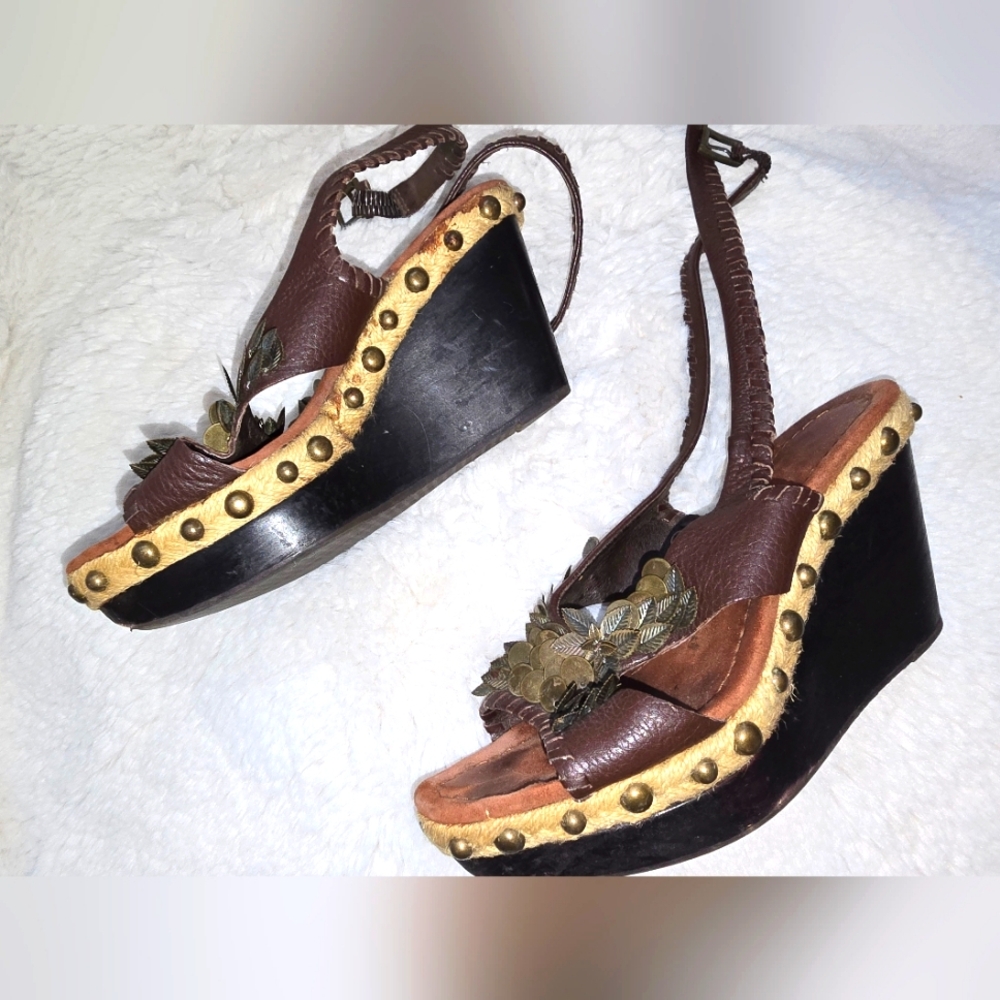 Sam Edelmam  boho platforms. Size 6.5